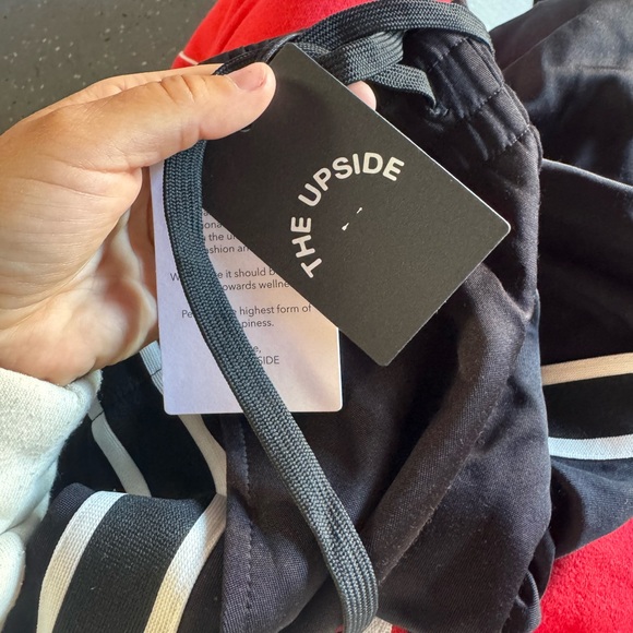 The Upside Celeste Black Track Pants with White Stripes New Size XSmall. - Picture 12 of 12